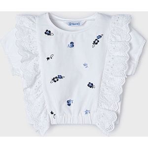 MAYORAL - Bloes - Maat 128 - Meisjes - 074 White -