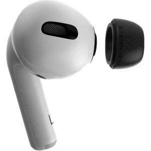 Foam eartips geschikt voor Airpods Pro (2) - 6× Extra Small - Zwart - zachte memory foam opzet oortjes - foamigo®
