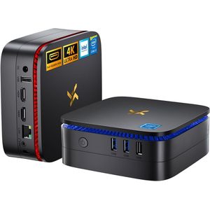 Blackview - Huidun H30 - Mini PC - Zwart - Intel Twin Lake N150 - 16GB DDR4 - 512GB SSD - Windows 11 Pro - WiFi 6