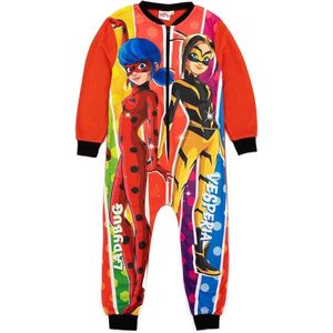 Miraculous Ladybug - Onesie - Fleece - Maat 98/104 - Pyjama