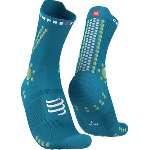 Compressport Pro Racing Sock v4.0 Trail - sportsokken - roze/groen - Unisex