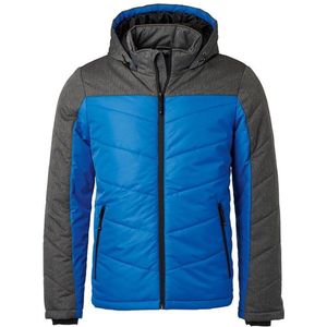 James and Nicholson Heren Winterjas (Royal Blue/Anthracite Melange)