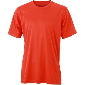 James and Nicholson - Heren Active T-Shirt (Lichtrood)