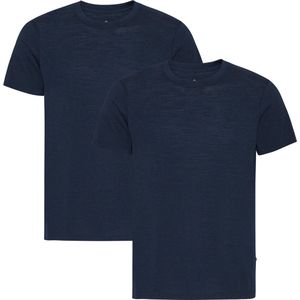 DANISH ENDURANCE - Merino Wol T-shirt - Marineblauw - 2 pack
