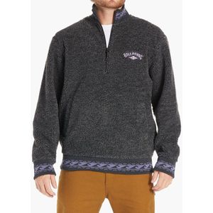 Billabong Boundary Fleece Met Halve Rits Grijs S Man