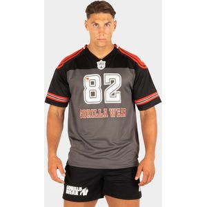 Gorilla Wear - Tyler Football Jersey - Zwart - Sportshirt