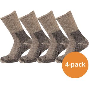Xtreme Trekking Sokken Thermal Medium - 4 paar Thermo sokken - Grey Mouliner - Maat 45/47