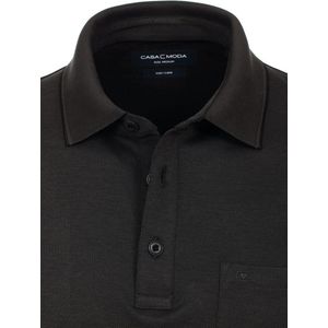 Poloshirt Met Borstzakje 3 Knoops Antraciet Casa Moda - 3XL