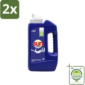 Sun - Vaatwaspoeder - 80 Wasbeurten - 1.36 kg - Voordeelverpakking - 2 stuks - Vaatwaspoeder - Vaatwasmiddel