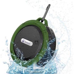 BP® Douche Speaker - Badkamer Speaker - Shower Speaker - Draagbare Speaker - Bluetooth Speaker - Met Zuignap - Waterproof - USB Oplaadbaar - Groen