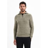 No Excess - Pullover Wing Collar Half Zip - Zacht Wolblend - 2XL