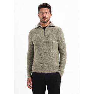 No Excess - Pullover Wing Collar Half Zip - Zacht Wolblend - 2XL