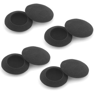 8 Stuks Vervangende Oorkussens voor Koptelefoon - Zwarte Schuim Oorkussens