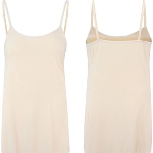 Dames onderhemd camisole Gaubert beige S/M