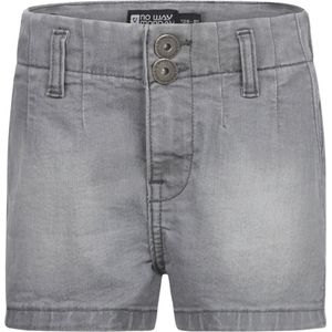 No Way Monday-Girls Jeans shorts slim fit-Grey jeans