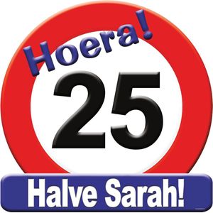 Huldeschild - 25 jaar Halve Sarah