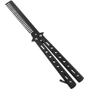 Vouwbare RVS Vlinder Kam - Professionele Haar stylingaccessoires