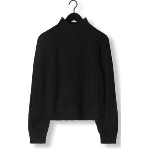 Notre-V Heavy Knit Top Truien & vesten Dames - Sweater - Hoodie - Vest- Zwart - Maat XL
