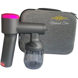 Natural Tan - Spray Tan Machine - Cordless Natural Tan - Zwart Roze