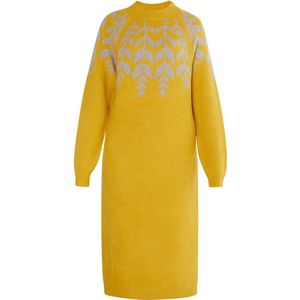 usha Maxi-gebreide jurk