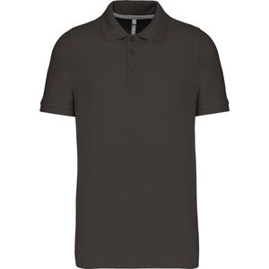 Kariban Piquépolo korte mouwen heren K241 - Dark Grey - S