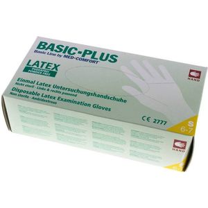 Wegwerphandschoenen Poedervrij Latex Maat S (100 Stuks) Covid - E222F