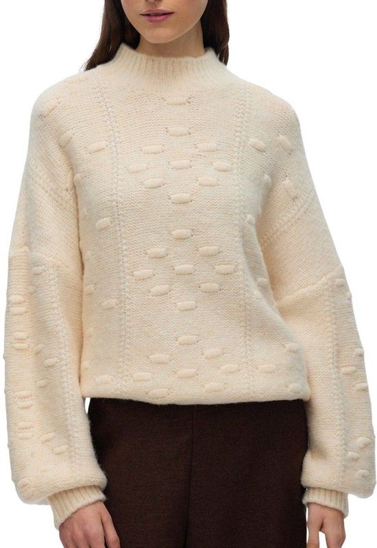 Vmkaia - Gebreide Pullover - Hoge Hals - Lange Mouwen - Ballonmouwen - Regular Fit