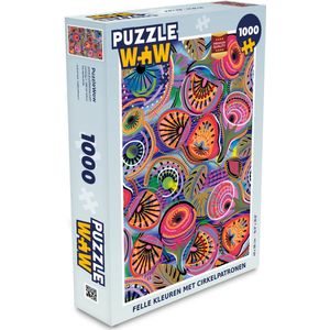 Puzzel Cirkel - Figuren - Bladeren - Legpuzzel - Puzzel 1000 stukjes volwassenen