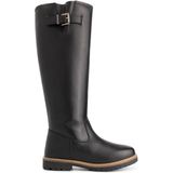 Travelin' - Dannemare - Hoge Laarzen - Zwart - Wolgevoerd