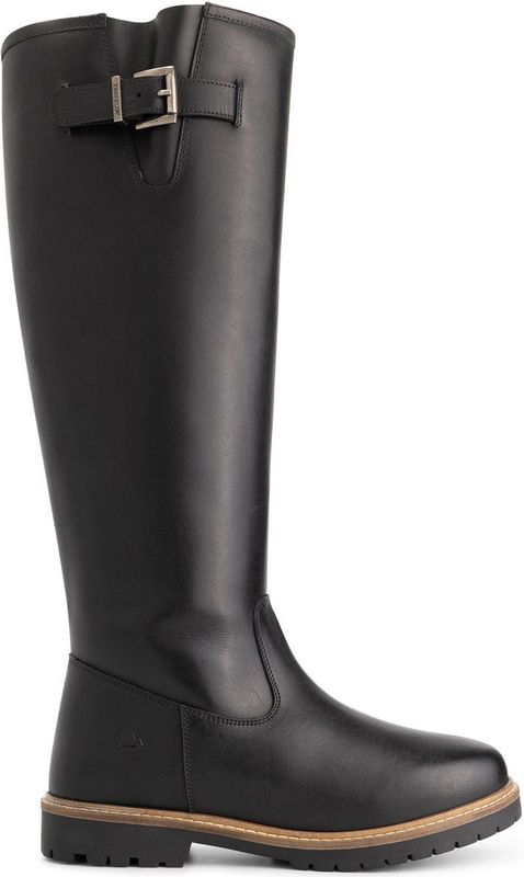 Travelin' - Dannemare - Hoge Laarzen - Zwart - Wolgevoerd