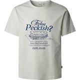 Pepe Jeans - PM509957 - T-shirt - Wit - Katoen - Korte Mouwen