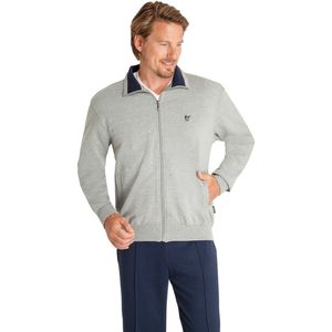 Heren homewear jasje Hajo grijs - Grijs - Maat - 50