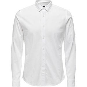 ONLY & SONS ONSMILES LS STRETCH SHIRT Heren Overhemd - Maat M