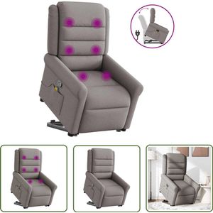 vidaXL Drapers Tools - Dynamische Sleutel - Sta-op-massagestoel verstelbaar stof taupe - Sleutelset - Gereedschap - Mechanica