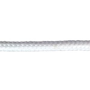 Nylon touw wit, gevlochten, 1mm, 100m