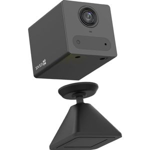 Wifi-bewakingscamera voor binnen - 1080p draadloze IP-camera met nachtzicht - PIR-persoonsherkenning - 2-weg audio - ondersteunt SD-kaart tot 512 GB - zwart Spy Camera