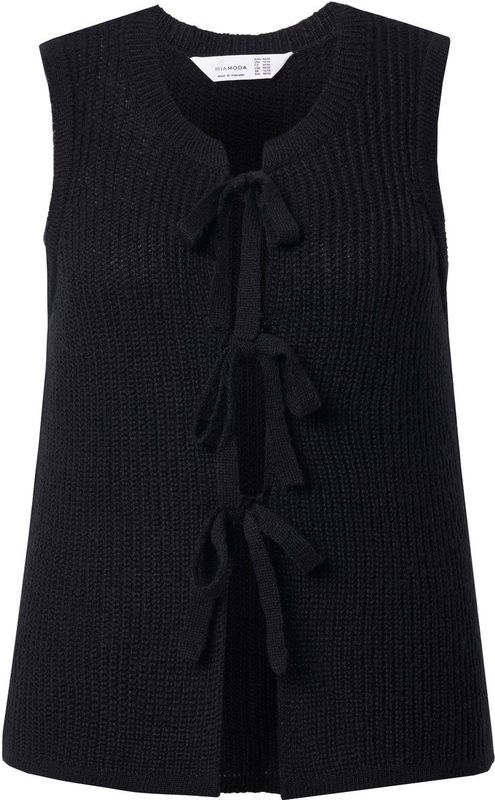 MIAMODA MIAMODA - Dames - Slip-over straight model striksluiting - Zwart - Maat 42+