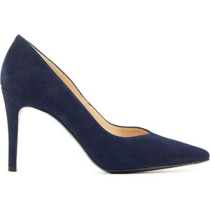 Peter Kaiser Pumps / Stiletto Dames / Damesschoenen - Suède - Naaldhak hoogte 9 cm - 65911 - Blauw - Maat 36.5