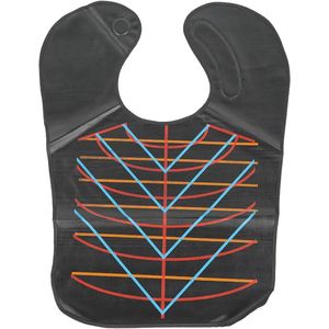 JGS Premium - Kappersschort Mantel Zwart voor Kappers met Haarkleurproducten