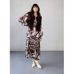 Yest - Maxi Jurk - Donkerrood