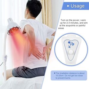 275W Infrarood Therapielamp voor Warmtetherapie - Vloerstaande 250V