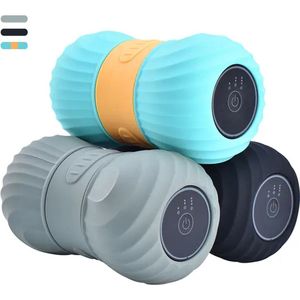 Elektrische massage roller - foamroller - massage - 4 massage standen - compact - beschikbaar in 3 kleuren - lichtgewicht