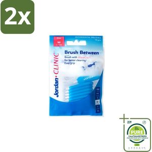 Jordan - Between M - Interdentale ragers - 0.6 mm - 10 Ragers - Voordeelverpakking - 2 stuks - Interdentale ragers - Tandplak verwijderen