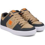 DC - Pure Se - Herensneakers - Grijs Lichtbruin Oranje - 48.5 EU