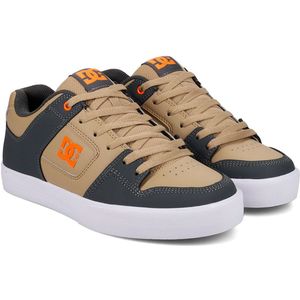 DC - Pure Se - Herensneakers - Grijs Lichtbruin Oranje - 48.5 EU