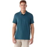 Smartwool - Short Sleeve Polo - Twilight Blue - Merinowol en Biologisch Katoen