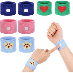 4 paar Slaapbanden tegen Bewegingsziekte - Acupressuur Armbanden voor Kinderen en Volwassenen