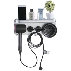 Hairdryer Holder / Hairdryer Holder and Hair Straightener - Hair Dryer Holder, Curling Iron and Hair Straighteners Holder