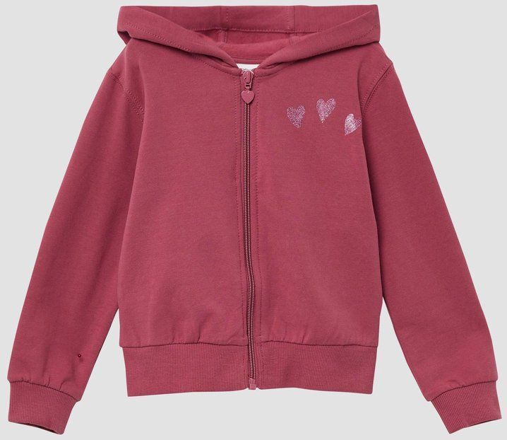 Sweatshirt Jas - Knus Sweatvest - Met Glitterprint - Voor Kinderen