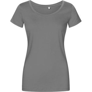 Promodoro Women´s Deep Scoop T-Shirt XO1545 - Steel Grey (Solid) - XS